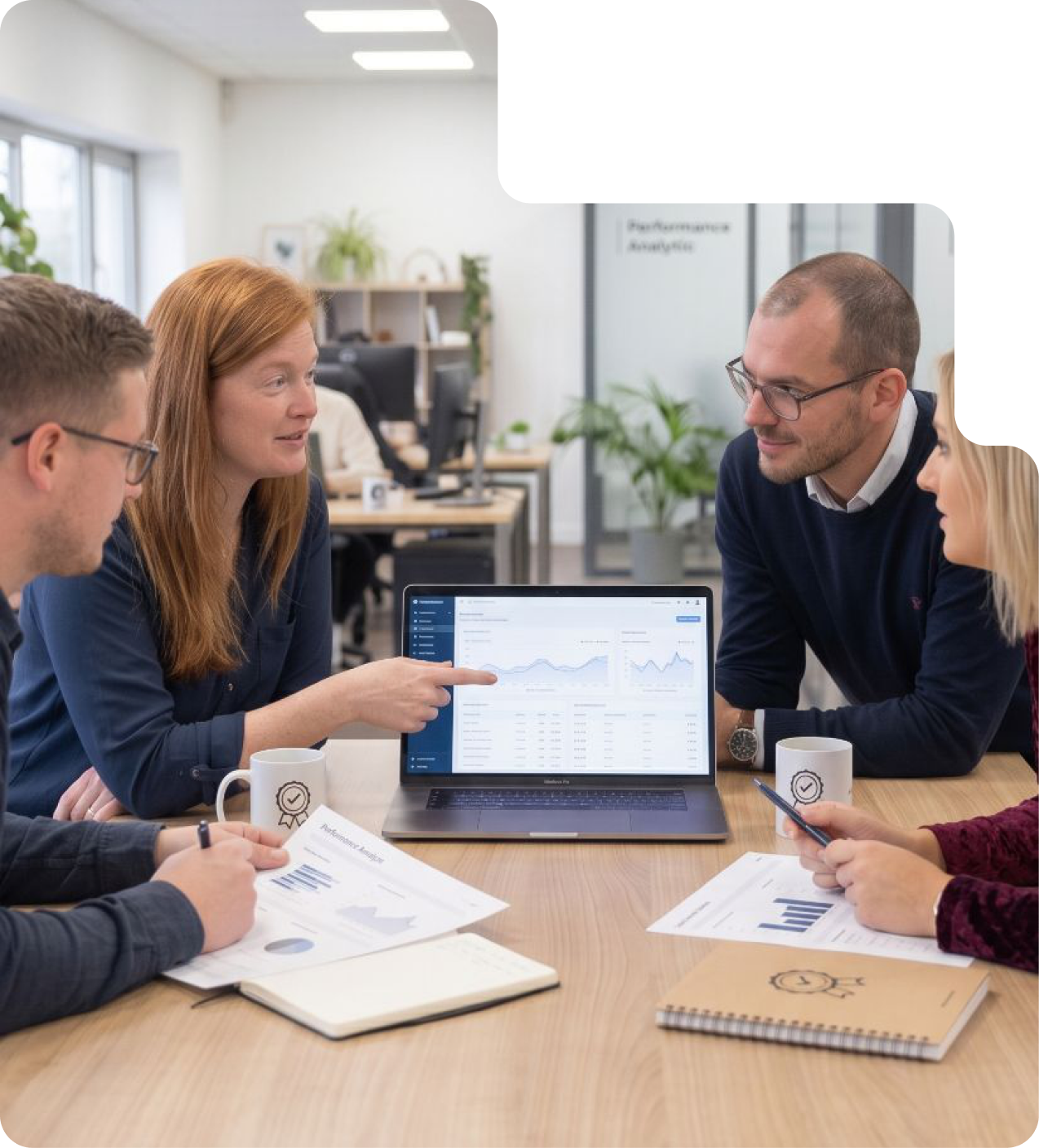 L’équipe AdPremier en session de travail